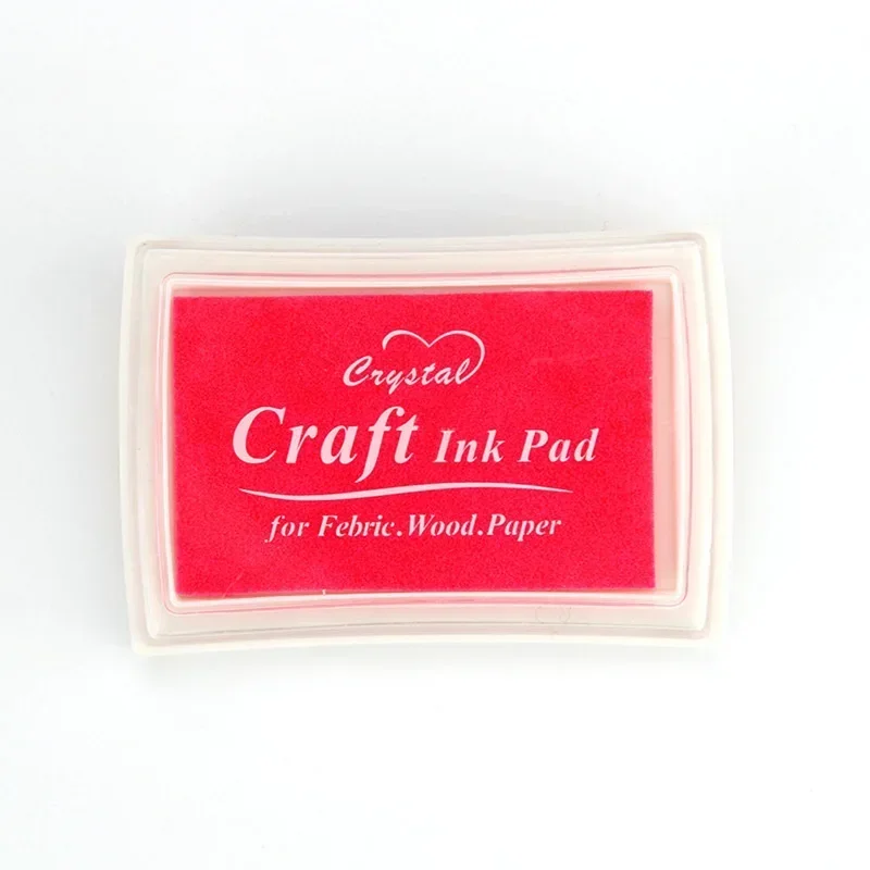 20 Colors Inkpad Rubber Stamp Handmade DIY Craft Oil Based Ink Pad Fabric Wood Paper Colorful Cartoon Finger Print Scrapbooking: Lavender
