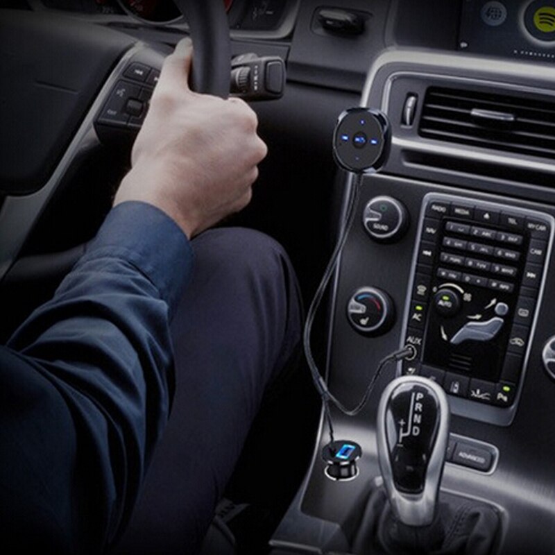 Onever Bluetooth 2,1 + EDR Wireless adaptador/receptor de música kit de manos libres para coche AUX altavoz Jack de 3,5mm para Altavoz del coche del cargador del coche