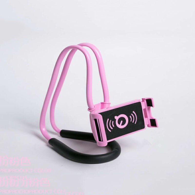 Flexibel mobiltelefonhållare hängande hals lazy halsband surfplatta hållare ställ för mobiltelefon surfplattor för iphone huawei xiaomi: 07