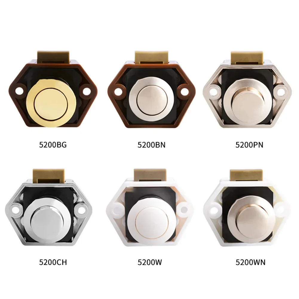 Allgood Diameter 20Mm Camper Auto Push Lock Rv Caravan Boot Motor Home Kast Lade Knop Sloten Meubels Deurslot Hard