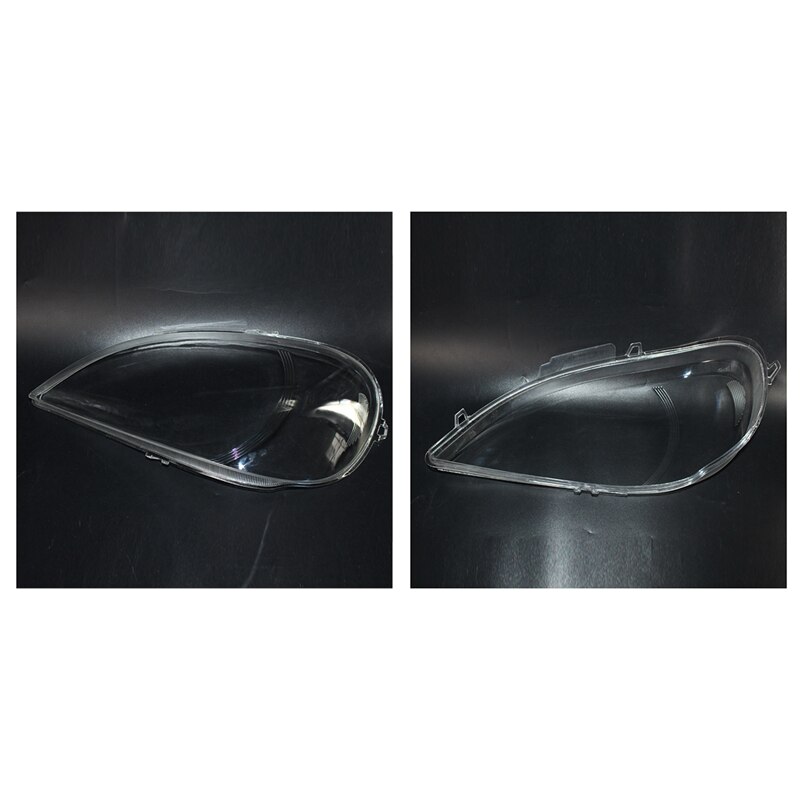 2 stuks koplampen transparante koplampen transparante afdekking lampenkap koplamp lampbehuizing (links/rechts) voor mercedes benz  w163 ml
