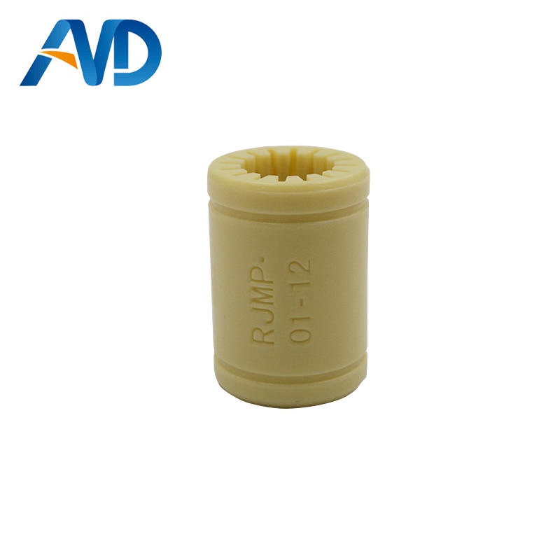 8pcs 3D Printer Solid Plasticr Bearing ID 6/8/10/12mm shaft Igus Drylin RJMP-01-06 RJMP-01-08 RJMP-01-10 RJMP-01-12