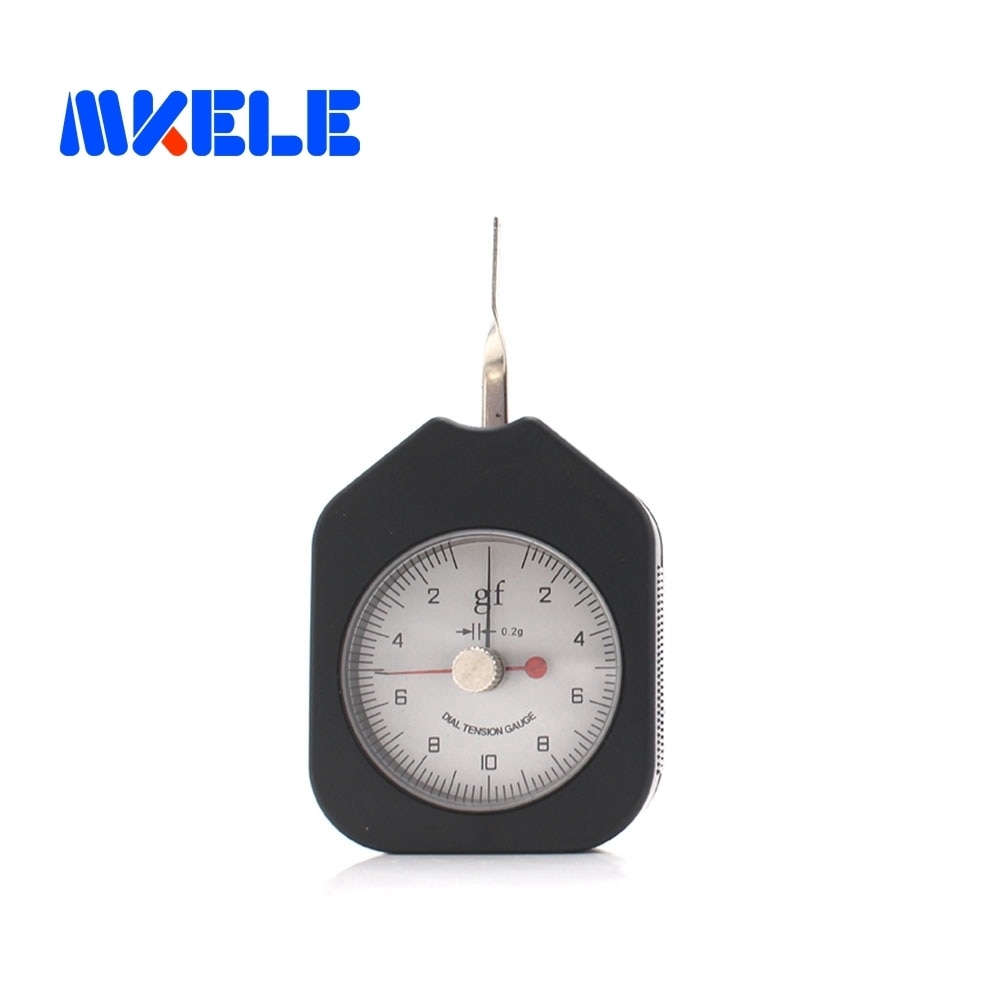 SEG-10-2 10g Tensiometer Analog Dial Gauge Double Pointer Force Tools Tension Meter