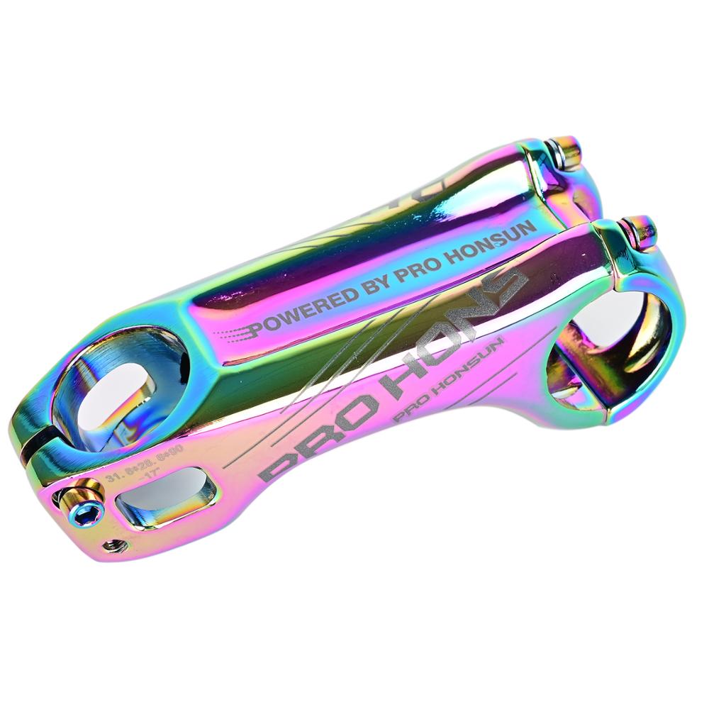 PRO HONSUN Bicycle stem road 17 Degree Stem Road MTB Bicycle lightweight handle 7075CNC aluminum alloy handle 28.6/31.8mm 90MM