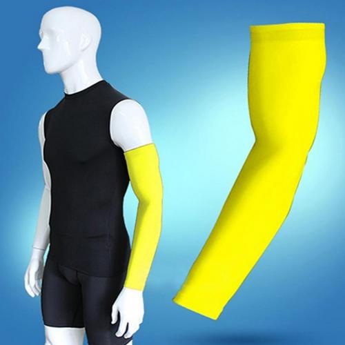 Protectores de brazo para fitness, mangas de protección UV para el brazo, transpirables, de secado rápido y material de poliéster, adecuado para ciclismo, actividades fitness y deportivas, 1 unidad: Black