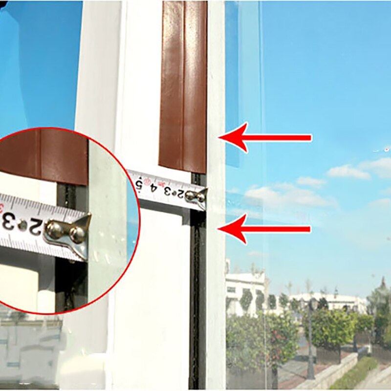 3 Meter Zelfklevende Deurafdichting Strip Siliconen Onderkant Deur Seal Geluidsdichte Deur Windows Weer Strippen