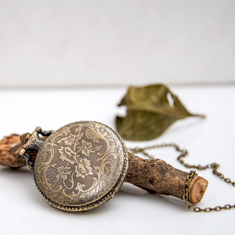 10 stk flush poker mønster halskæde ur vintage stil bronze vedhæng kæde ur kvarts lommeur xmas  p80
