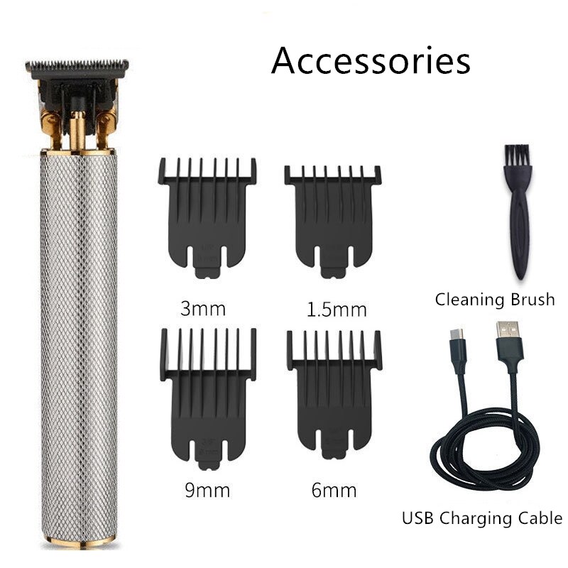 Tagliacapelli professionale T9 tagliacapelli ricaricabile pane elettrico barbiere Clipper Trimmer uomo Cordless intaglio macchina per tagliare i capelli: Model 9