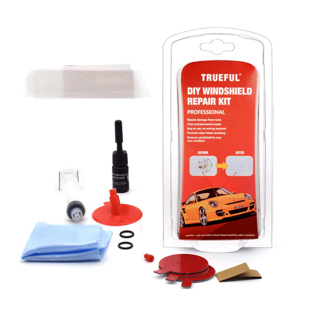 Parabrisas de coche Kit de reparación de cristal de 60ML de vidrio de Auto coche parabrisas de grieta de Chip blanco