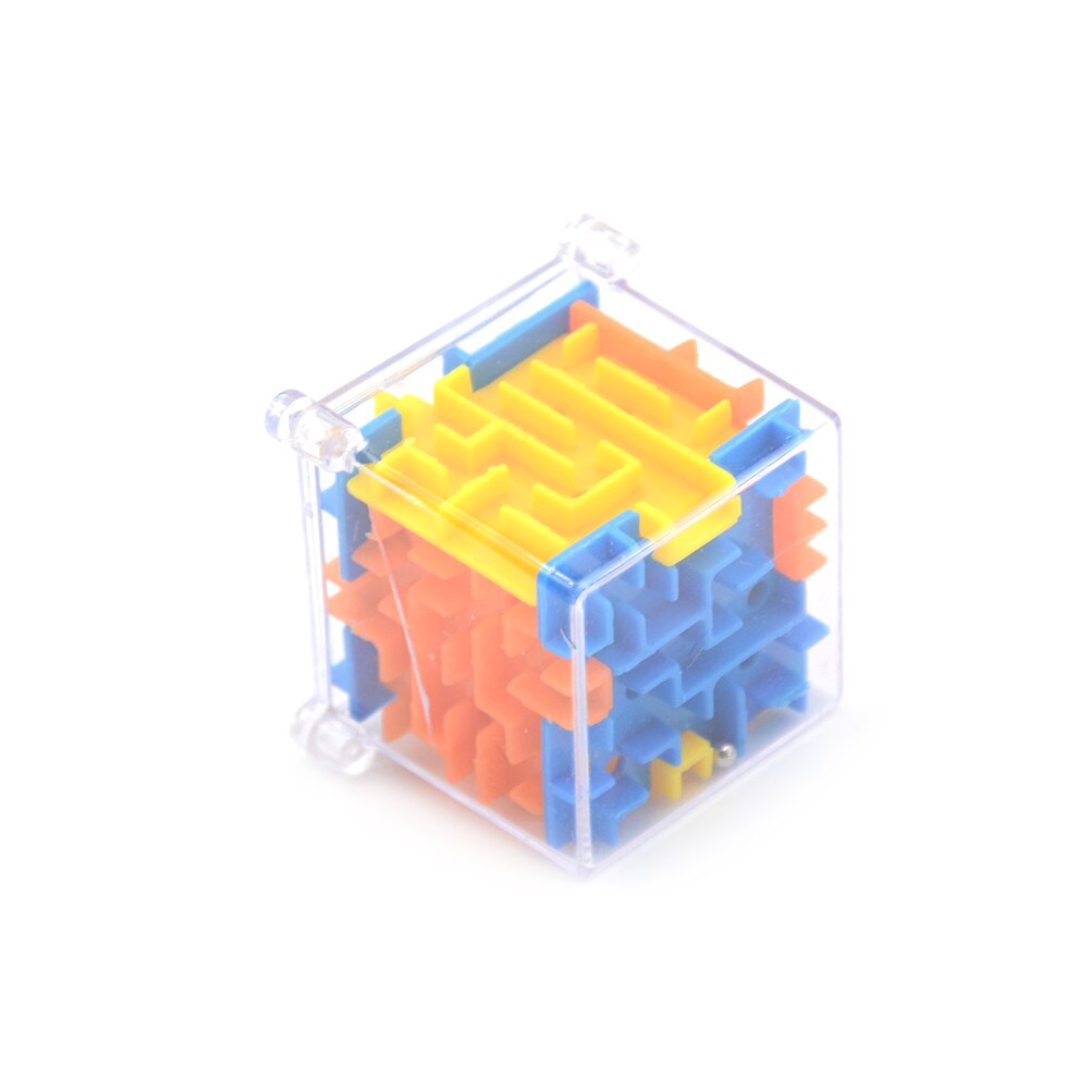 Plastic 3D Mini Speed Cube Maze Magic Cube Puzzle Puzzle Game Cubos Magicos Learning Toys Labyrinth Rolling Ball Toys For kids