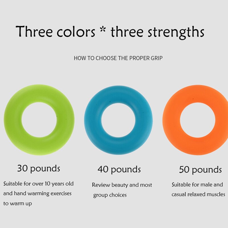 1 pcs Resistance Wrist Training Bands Hand Forearm Gripper Finger Stretcher Expander Fitness Equipment Exercise Grips Pull Ring