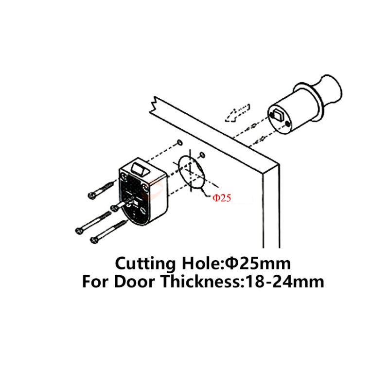 Encell 1 set van 3 stuks P03 Push Lock Knop Deurknop RV Kast Lade Caravan Motor Thuis Kast Kast Lade Push Klink