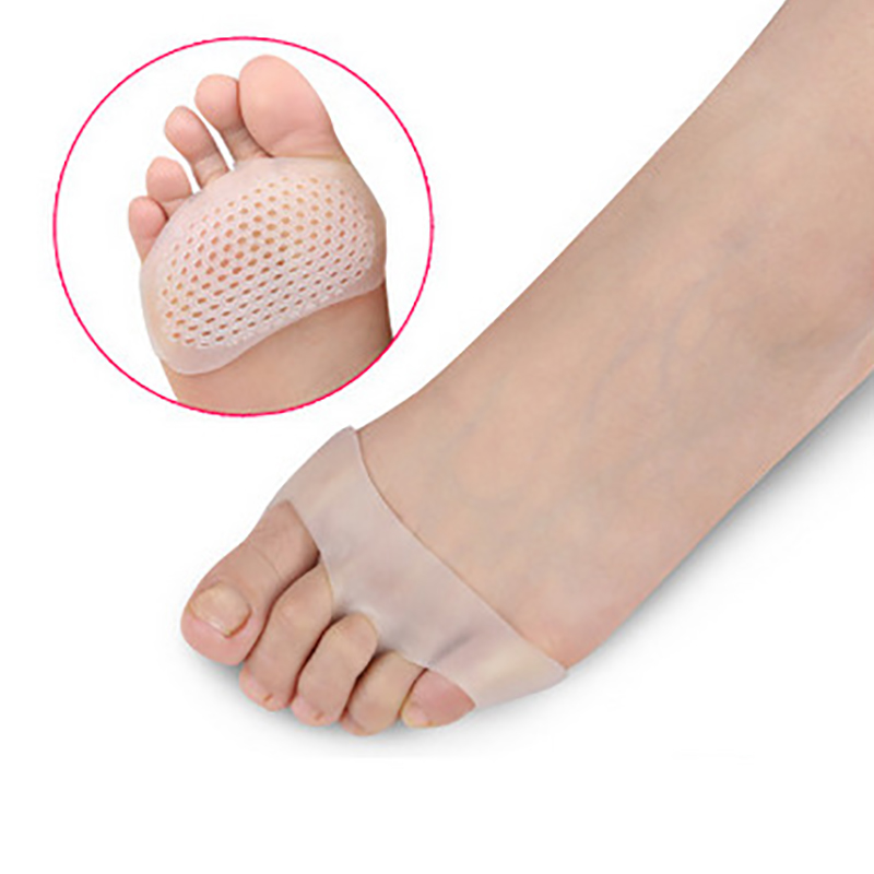Silicone Forefoot Pads Metatarsal Pads Pain Relief Orthosis Foot Massage Slip Protection High Heel Elastic Cushion Foot Care