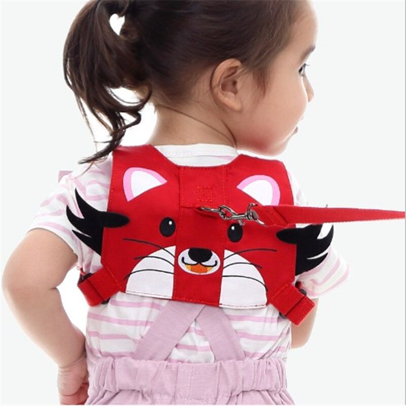 1.5m kävelijän turvallisuus anti-kadonnut lasten valjaat kävelyhihnat lasten vauvan kävelylenkki ranneke siivellinen taaperovyö: Tiikeri