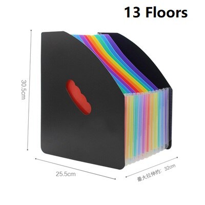 High Capacity A4 File Folder School Document Organiser Envelopes Desk Storage Student Paper Expanding Office Receipt: G