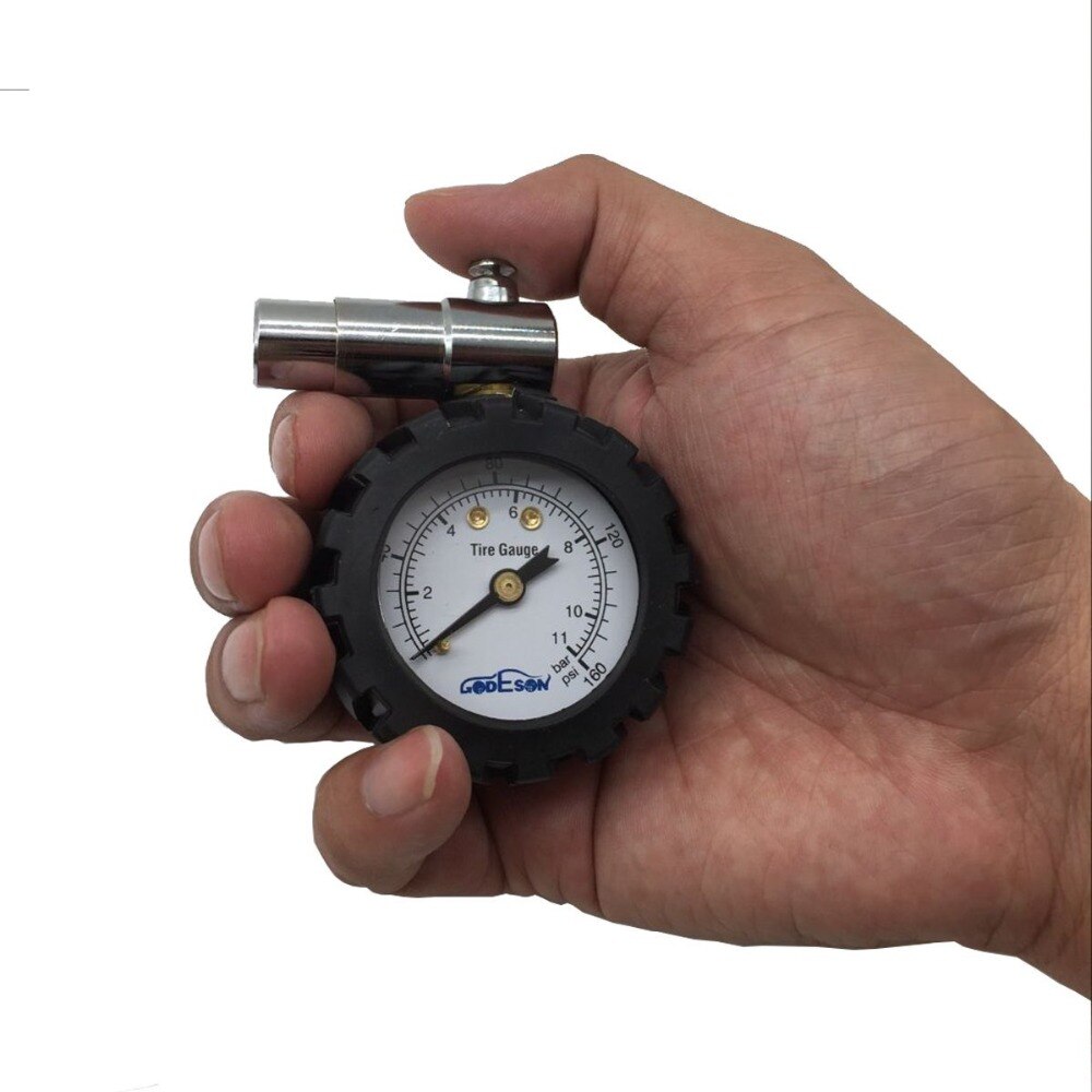 Godeson Presta Valve BicycleTire Pressure Gauge 0-160psi and 0-11bar