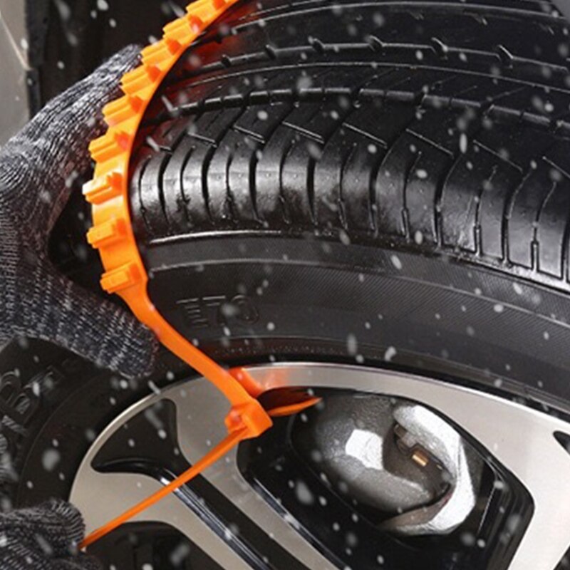 10PCS Car Tire Chains Universal Tyre Chains Anti-skid Emergency Plastic Wheel Ch