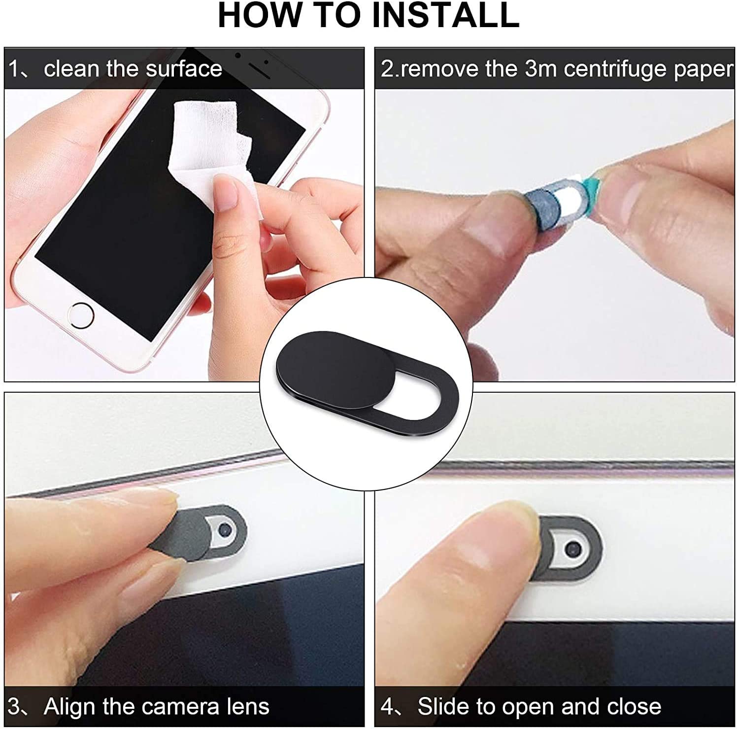 Olaf Webcam Cover Mobiele Telefoon Laptop Camera Metalen Anti-Gluren Cover Slider Telefoon Antispy Voor Ipad Tablet Lenzen Privacy sticke