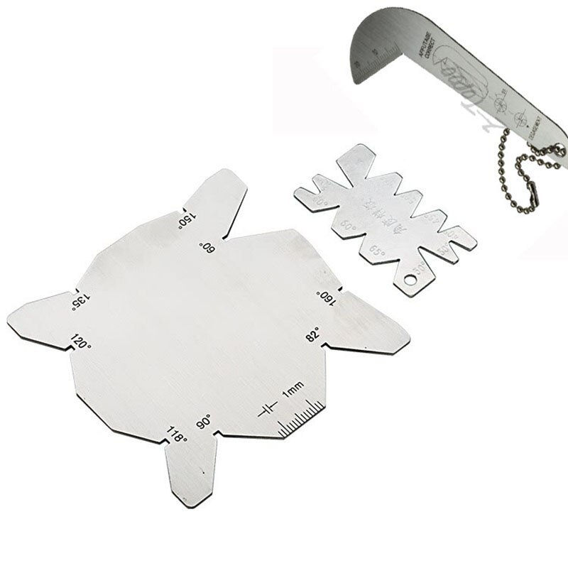 3Pcs/Set Drill Bits Angle Gauge Dirll Sharpener S/S Inspection Angle Gage: type1  3pcs