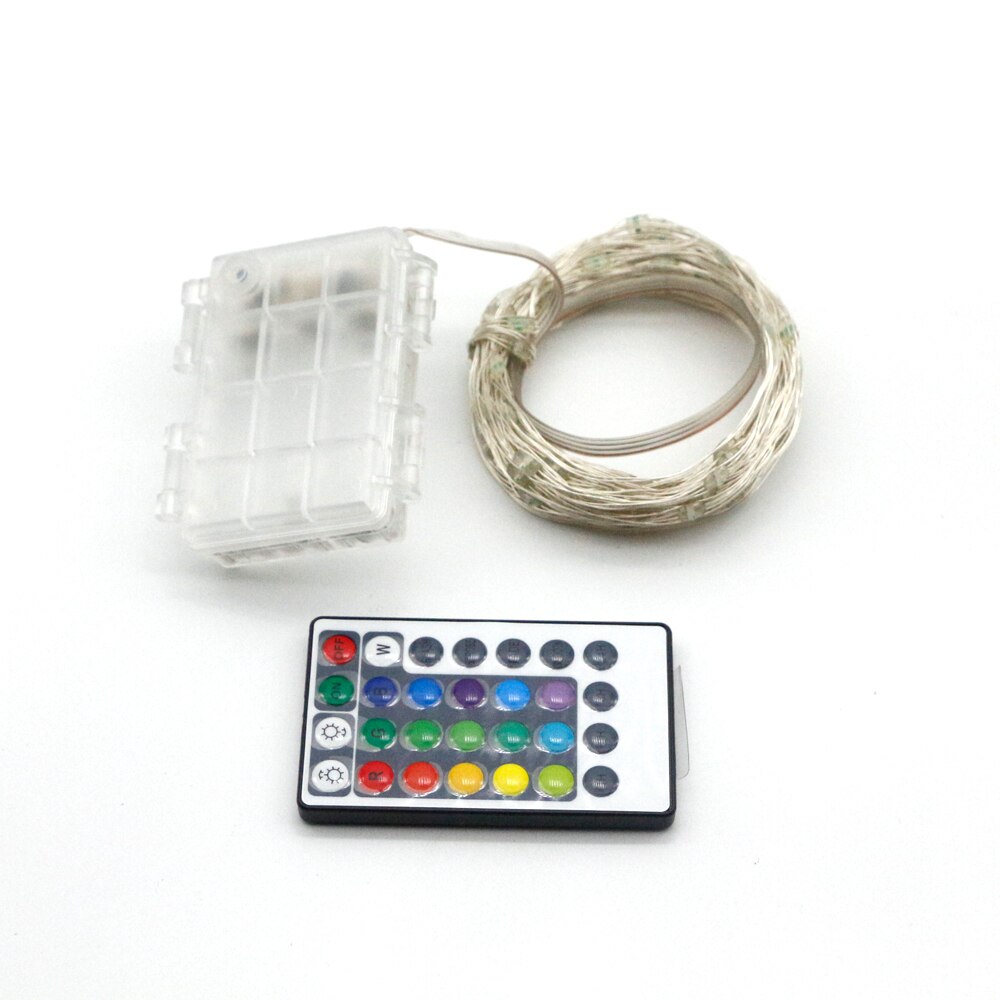 16 colors RGB led Fairy String Light Micro Rice Wi... – Grandado