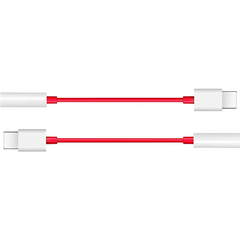 Original Oneplus Earphone Jack Adapter Type-C To 3.5mm Headphone Converter Cable For One plus 1+6T 7 7Pro 7T