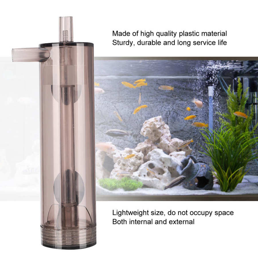 Fish Tanks CO2 Refine Dissolver Aquarium High Efficiency Dynamic Blade CO2 Dissolver External Fish Aquarium Accessories