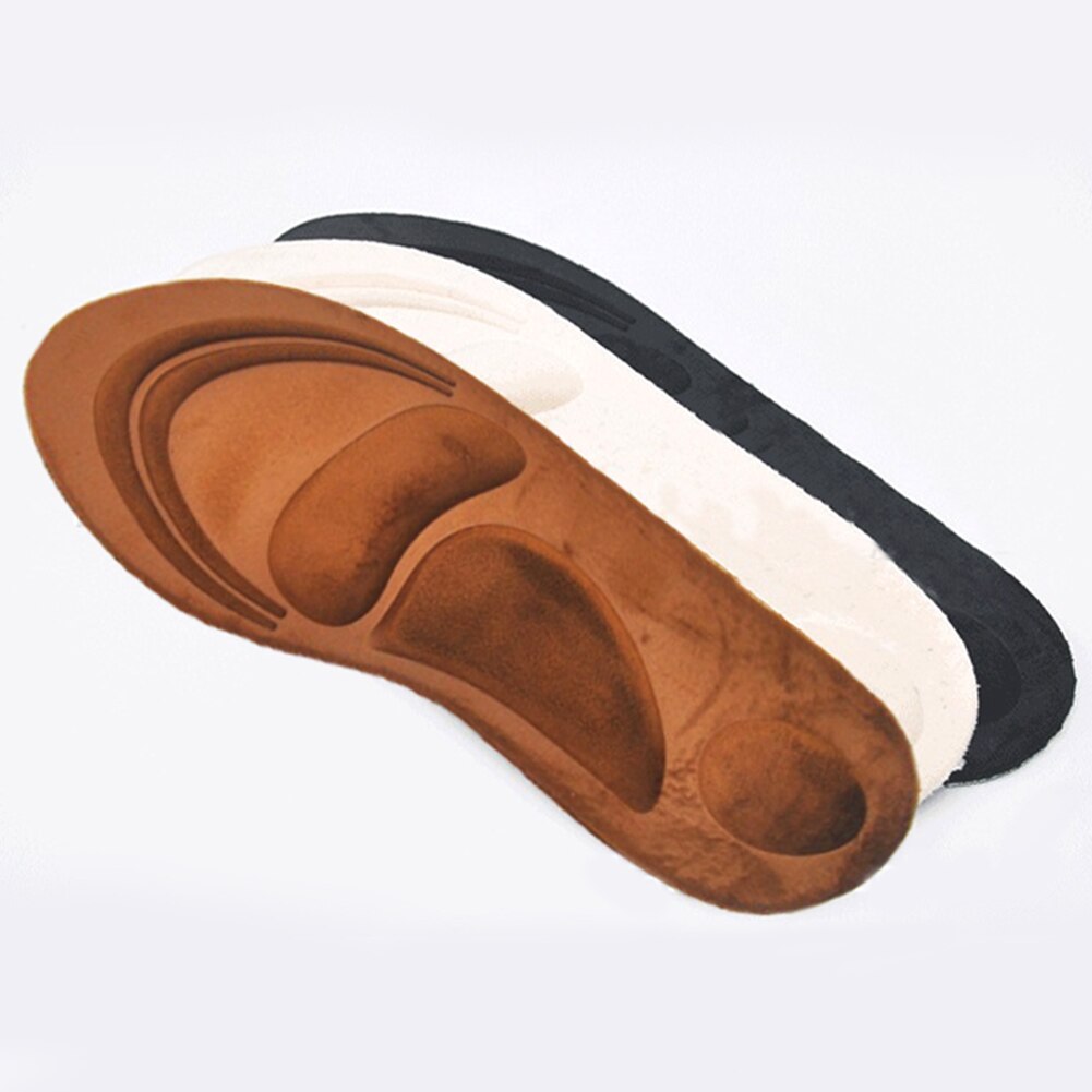 4d mocka memory foam ortotiska innersulor för skor fotvalv stöd mjuk andas hälsosam plattfot fotvård inlägg sulor skokuddar