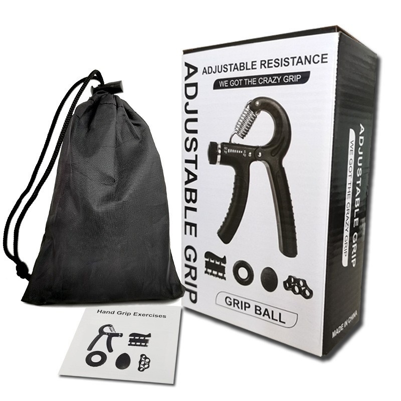 impostato di pinze per mani rinforzanti regolabili da 5-60kg con avambraccio da polso da banco e esercitatore manuale per muscoli