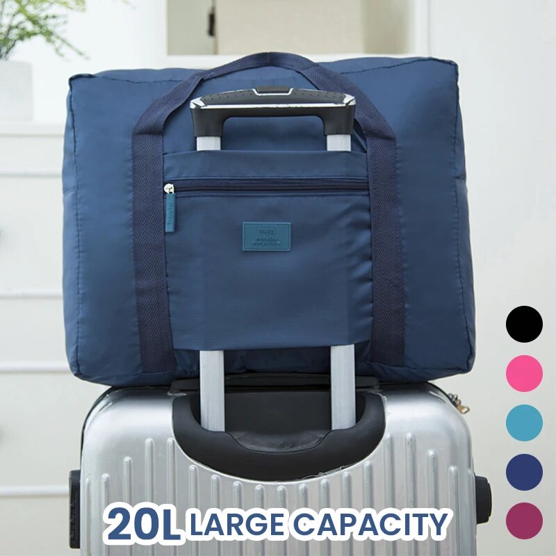 Opvouwbare reistas Lichtgewicht reizende plunjezak voor dames Heren Tote Bag Handbagage Tas Weekender Weekendtas