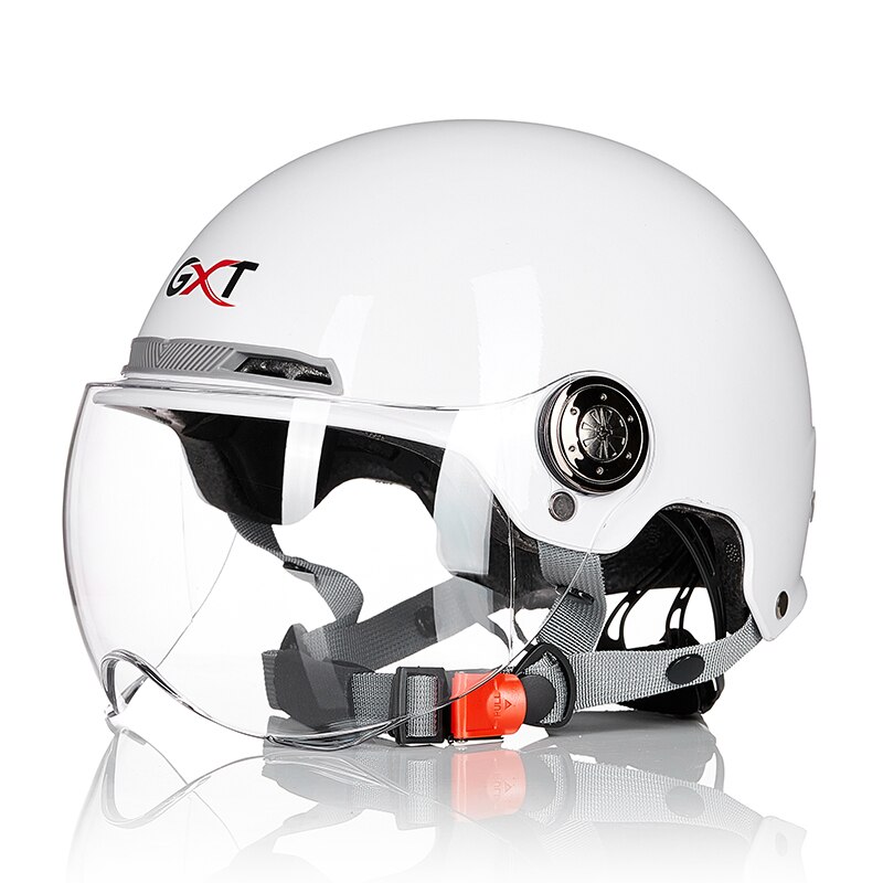 Light GXT electric motorcycle helmet Men and women Adjustable head circumference Half helmet summer safety helmet Made of ABS