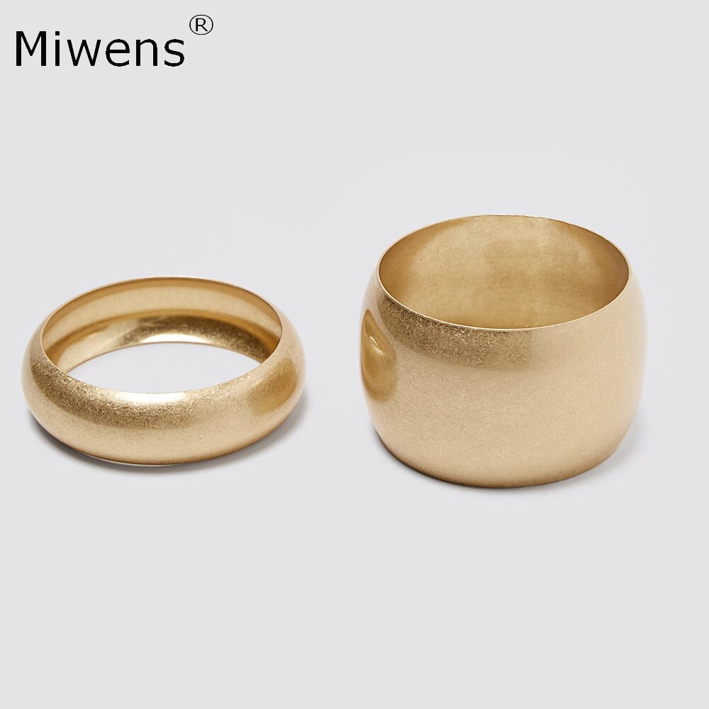 Miwens unika za breda metallarmband armband för kvinnor punk gyllene pack av maxi armband armband dam fest handled smycken