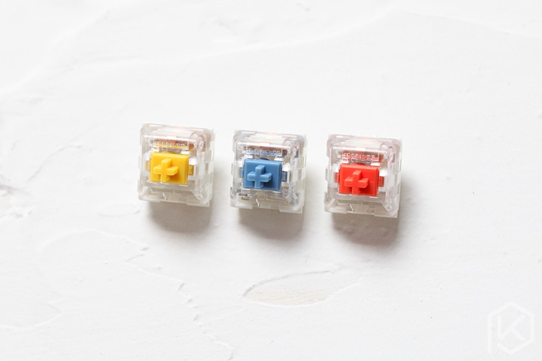 Kailh ciężki przełącznik ciemny żółty spalony pomarańczowy jasnoniebieski RGB SMD przełączniki do klawiatury mechanicznej mx 3pin