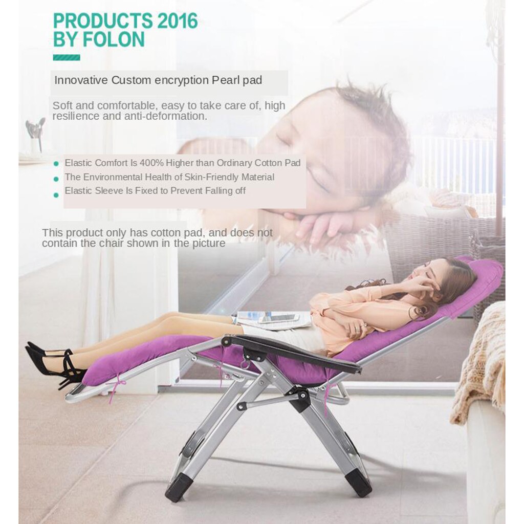 Cotton Recliner Seat Cushion - Soft Thicken Backrest Support Cushion - for Office Home Chair - 65x19.7x3.9inch