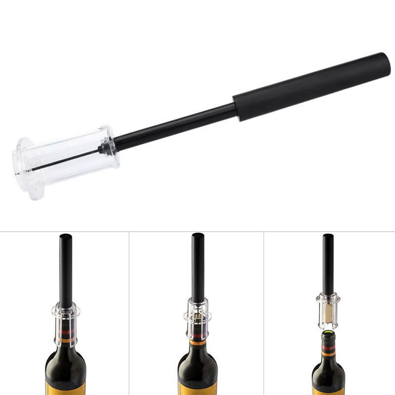 Saca-rolhas de pressão, abridor de vinho tinto, garrafa popper de ar, em aço inoxidável, bombas tipo pino, removedor de rolha, venda imperdível