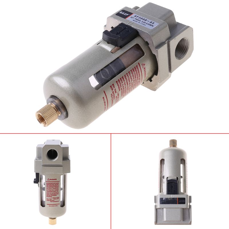 AF300003 Air Filter 3/8\" Air Compressor Inline Drain Filter Moisture