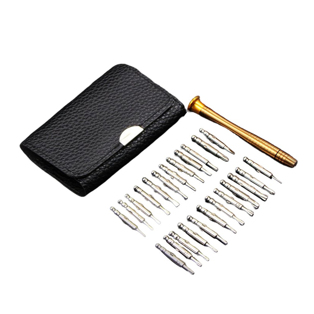 Destornillador Torx de precisión 25 en 1 para iPhone, portátil, teléfono móvil, electrónica, herramientas de reparación de teléfono móvil, herramientas útiles para exteriores: Without magnet