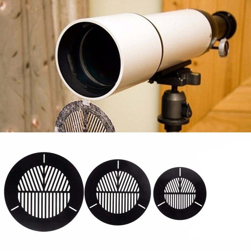 Telescópio astronomia focalizando máscara calibre monocular de diâmetro fixo