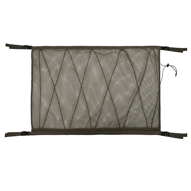Red de almacenamiento Universal para techo de coche, bolsa de red de carga Interior para maletero de coche, bolsa de almacenamiento portátil para furgoneta y SUV: type 3 army green