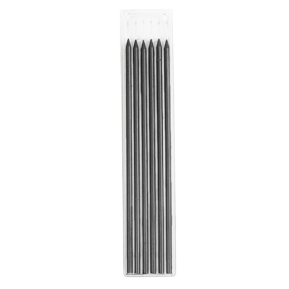 Solid Carpenter Mechanical Pencil For Woodworking Long Head Detachable Dual use Pen Pencil With Sharpener Stationery Supplies: black