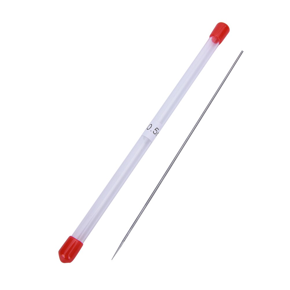 13cm 0.2/0.3/0.5mm airbrush maskin del nyttig maling airbrush kropp børstearbeid tilbehør deler spray nål munnstykke: 0 punkt 5 n