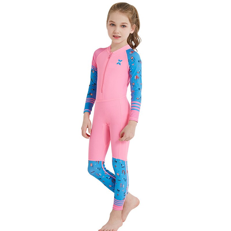 Barn dykking badetøy for surfing snorkling badedrakt barn helkroppsvåtdrakt holde varmen lange ermer gutter jenter barn