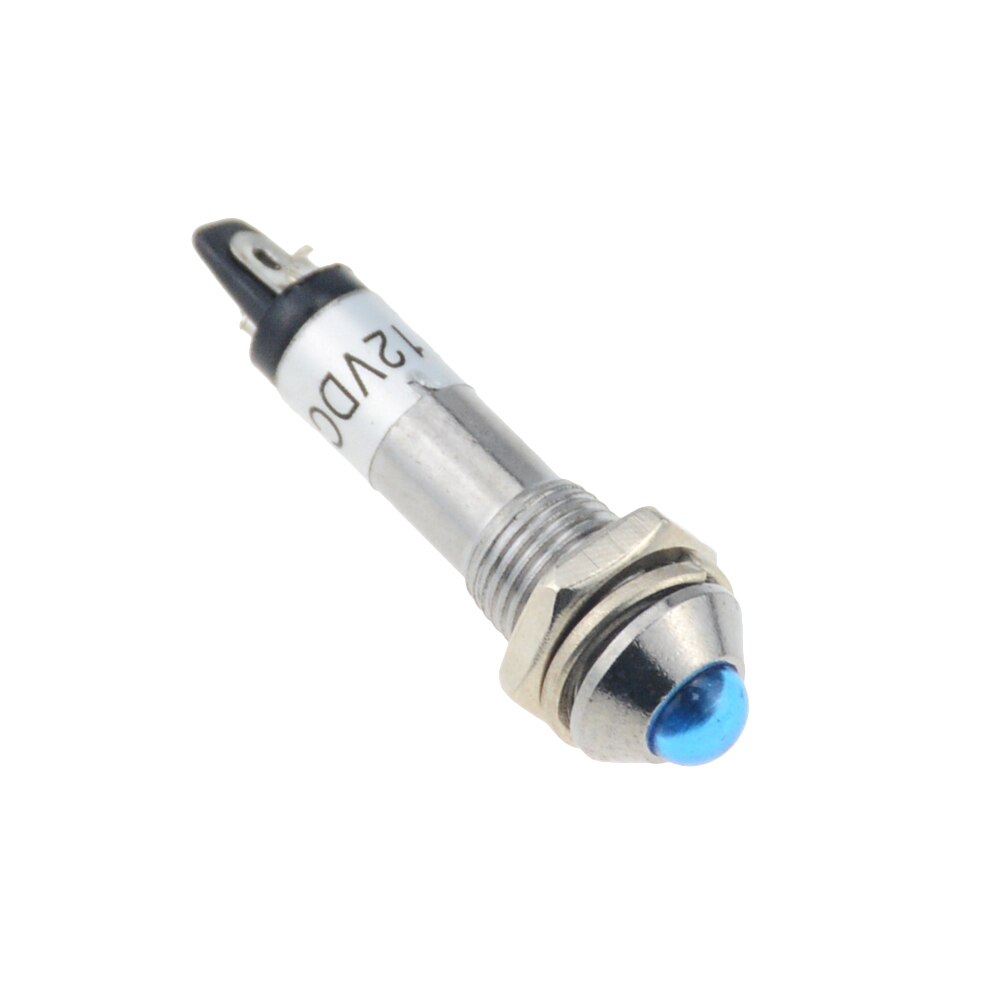 Indicateur métallique étanche, luminaire convexe, Mini interrupteur sans fil, 12V 24V XD8-2 V, LED V, 220mm, lumière LED