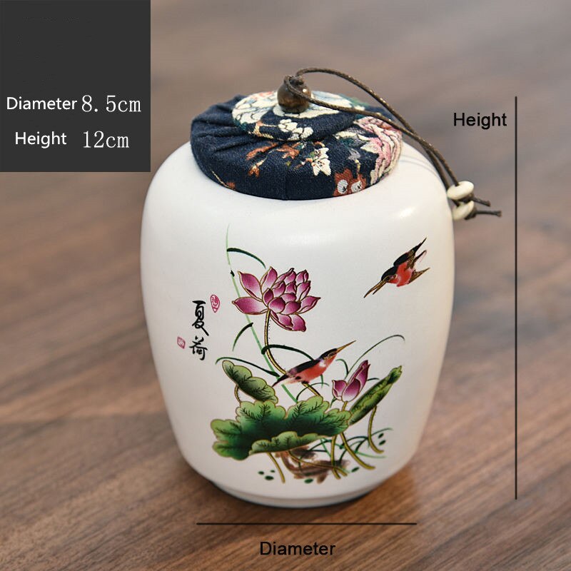 24 kleuren chinese inkt stijl theedoos met deksel groene thee opslagblikken snoeppot kantoor thuis koffie container doos porselein: Zhaocaiguan xiahe