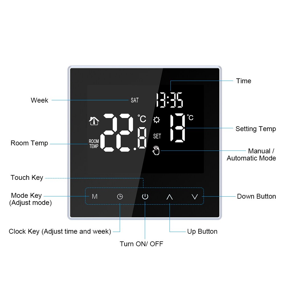 Smart Wifi Thermostat Digital Temperature Controll... – Vicedeal