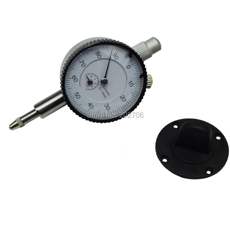 small dial indicator jewels dial gauge 0-5mm/0-8mm Precision 0.01mm Dial indicator measuring tools: 0-5mm x0.01mm
