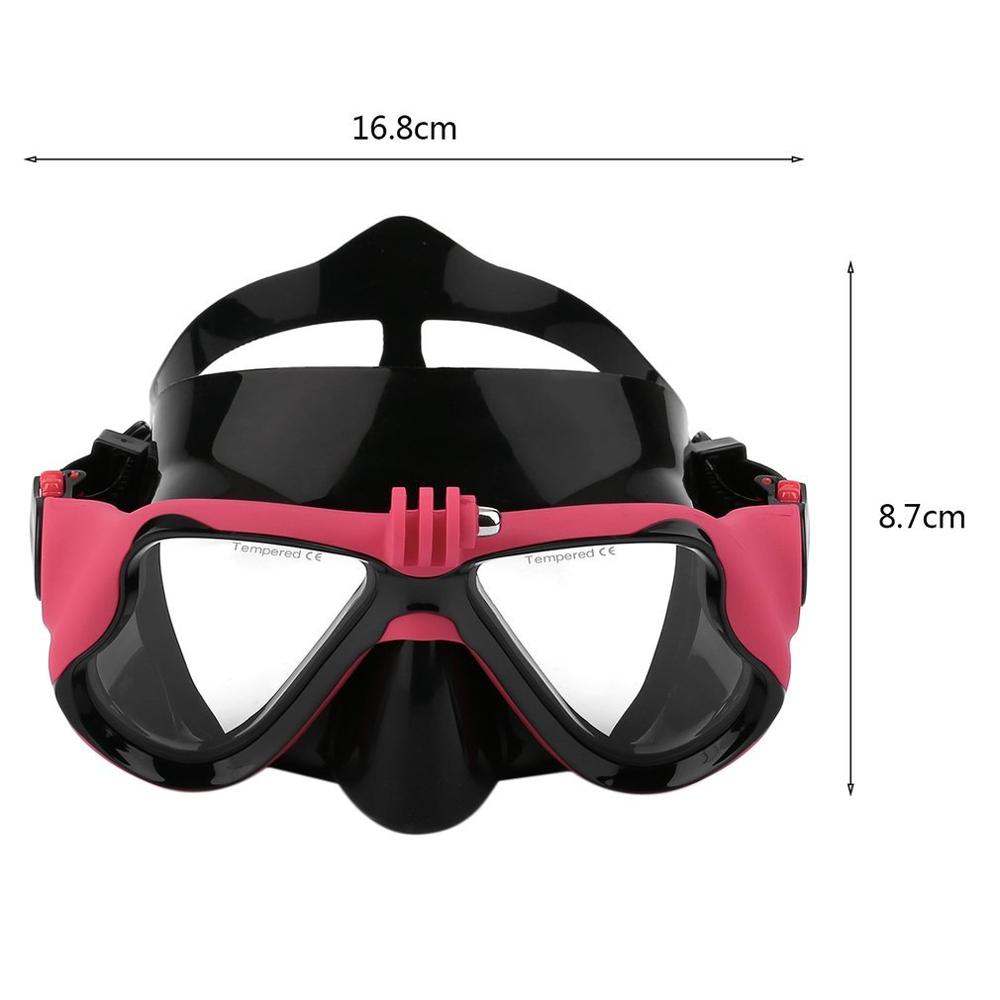 Professionele Onderwater Camera Duikbril Scuba Snorkel Anti-Fog Zwembril Geschikt Voor Standaard Gopro Sport Camera