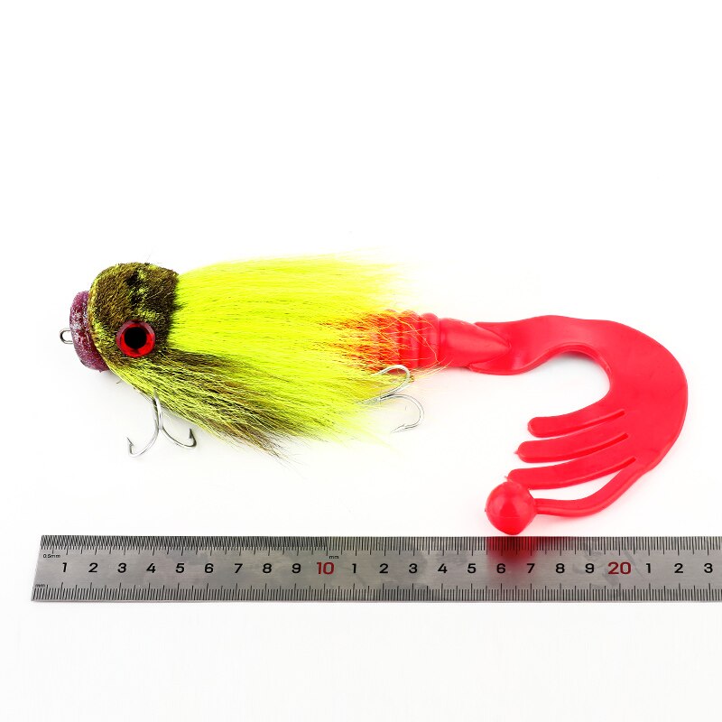 Ardea iso hiiri hauen syötti kalastukseen viehe bucktail tail silikoni viehe hiiripää pehmeä tekohiiri hauen basso talvisyötti