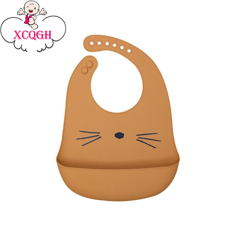 XCQGH – bavoirs en Silicone pour bébé, sans BPA, imperméable, pour repas, serviette