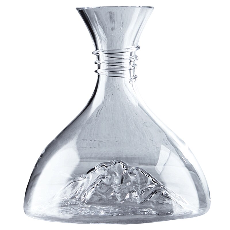 Lead-Free Crystal Glass Red Wine Decanter Manual Blown Wine Decanter: Iceberg