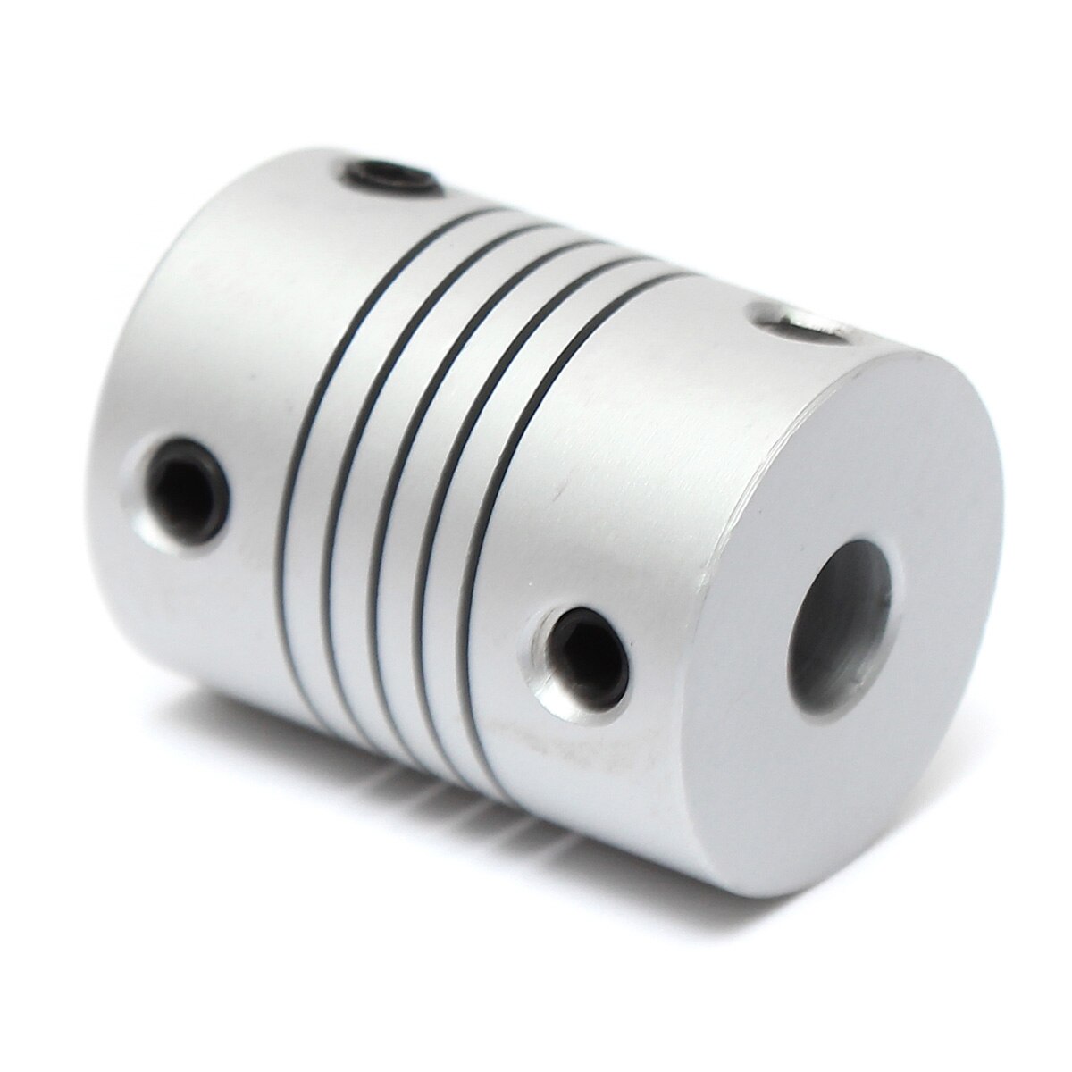 Flexible Wellenkupplung – Aluminium & Elastomer, 6,35–10 Mm, L25xD20, Für Servo- & Schrittmotoren